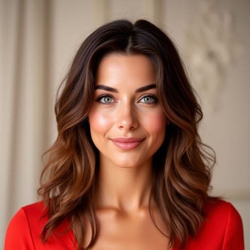 Red Dress Headshot