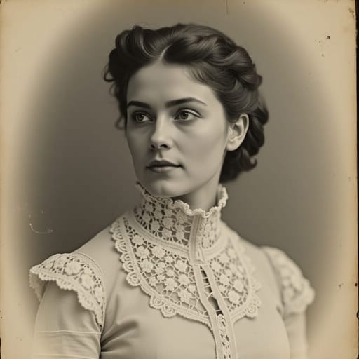 Before Young Woman Victorian