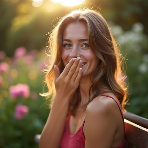 After Covering Mouth