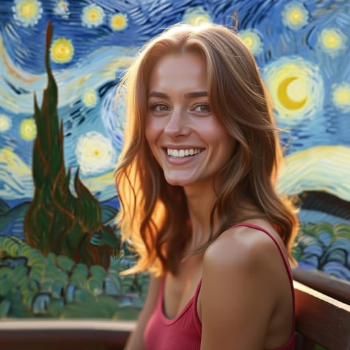 After Van Gogh Background